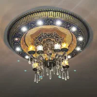 گل سقفی هالوژن دار ودوعدد ستاره ایی بدون هالوژن