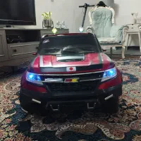 جیپ قرمز ماشین شارژی باطری آکبند