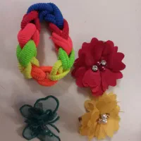 گل سر گل سینه تل پارچه ای کلیپس ریسه تاج کش|زیورآلات و اکسسوری|مشهد, امام خمینی|دیوار