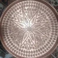 سینی مسی قلم‌کاری