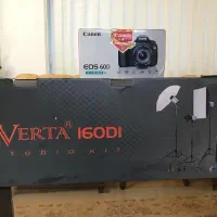 دوربین کاننEOS60Dبالنز۵۵-۱۸بهمراه کیت استودیو