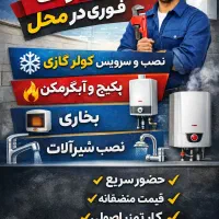 نصب تعمیر و سرویس کولر ، پکیج ، آبگرمکن ، بخاری