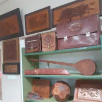 حکاکی روی چرم طبیعی ، دوخت محصولات چرمی
