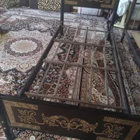 تخت خواب دو نفره  و تخت خواب یک نفره فلزی|تشک تختخواب|مرودشت, ژیان|دیوار