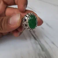 دوتا زمرد اصل معدنی نقره کامل دست ساز خاص خوشگل|جواهرات|زنجان, |دیوار