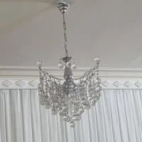 لوستر کریستال توپی