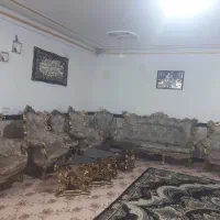 یک دست مبل و میز نهار خوری و جلو مبلی سلطنتی|مبلمان خانگی و میز عسلی|سرپل ذهاب, |دیوار