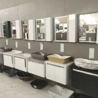 روشویی کابین آینه باکس چوبی ضد آب