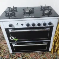 اجاق گاز پنج شعله طرح فر مارک آستان گاز نونو