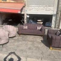مبل 7 نفره راحتی پایه فلزی