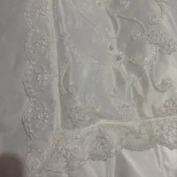 رو تختی  دانتل و مروارید دوزی شده
