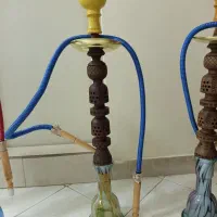 قلیان تنه چوب گردو، منبت 50 سانتی|کلکسیون و سرگرمی|تهران, شارق|دیوار