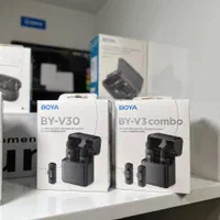 میکروفون یقه ای بویا BY-V30/V3 کیس دار رینگ لایت|دوربین عکاسی و فیلم‌برداری|مشهد, وکیل‌آباد|دیوار