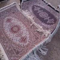ریز بافت جفت ۹ متر گل ابریشم چهل رج|فرش|مراغه, |دیوار