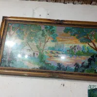 تابلو فرش ۳۰ ساله|تابلو فرش|کوچصفهان, |دیوار