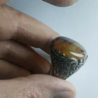 انگشتر نقره چشم ببری
