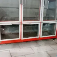 یخچال ویترینی شیش درب دوطرفه وترازوی دیجیتالی