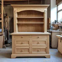 کتابخانه چوبی مدل روزو