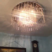 لوسترگرد سقفی ریموت دار|لوستر و چراغ آویز|تهران, فلاح|دیوار