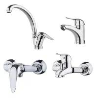 شیر ظرفشویی روشویی اهرمی|مصالح و تجهیزات ساختمان|ساوه, |دیوار