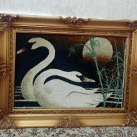 تابلو فرش دستبافت قدیمی