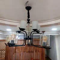 لوستر۱۰شاخه فلزی|لوستر و چراغ آویز|بوشهر, |دیوار