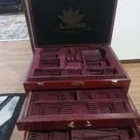 جعبه چوبی  قاشق چنگال|ظروف سرو و پذیرایی|مشهد, شهرک رازی (شهرک غرب)|دیوار