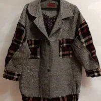 شگت و ست ابی و تونیک مجلسی و پالتو کتی لمه