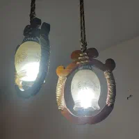 لوستر چوبی|لوستر و چراغ آویز|تهران, فدک|دیوار