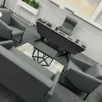 میز حرفه ای با نیم ست/میز مدیریت/میز اداری|مبلمان اداری|سنندج, |دیوار