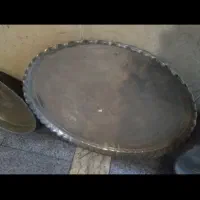 طشت و سینی و ماهی تابه مس قدمت ۷۰ ساله|کلکسیون اشیاء عتیقه|تهران, ستارخان|دیوار