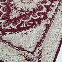 چهار تخته فرش12متری کرم زرشکی در حد نو|فرش|ایلام, |دیوار