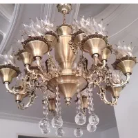 معاوضه لوستر برنز اصل قدیمی با اباژور|کلکسیون اشیاء عتیقه|قم, باجک دو|دیوار