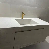 روشویی سرامیکی بین کابینتی صفحه اپن