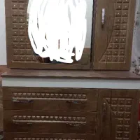 دلاور چهار کشو با ایینه ریلی