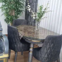 مبل سلطنتی 8نفره ناهار خوردی و میز تی وی|مبلمان خانگی و میز عسلی|تهران, شهرآرا|دیوار