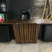 مبلمان اداری صندلی قاجاری میز کد ۷|دفتر کار|شیراز, شهرک گلشن|دیوار