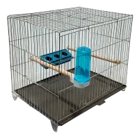 قفس بازاری بزرگ با کفی و لوازم