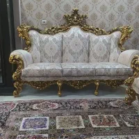 مبل سلطنتی و میز ناهار خوری منبت