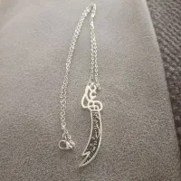 پلاک زنجیر رنگ ثابت