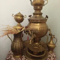 ست سماور زغالی روسی