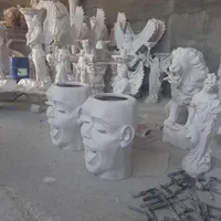 گلدان فایبرگلاس بزرگ مدرن خاض(مجسمه سازی اطمانی)|مجسمه، تندیس، ماکت|مشهد, نوید|دیوار