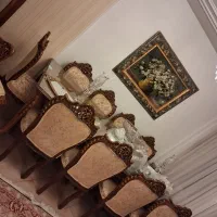 ناهار خوری منبت کاری شده دورو هشت نفره