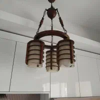 لوستر چوبی