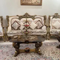 مبلمان سلطنتی برند آبنوس شناسنامه دار پارچه ترک