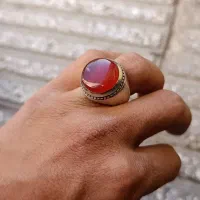 انگشتر قدیمی دستساز عقیق یمنی کهنه|جواهرات|سیرجان, |دیوار