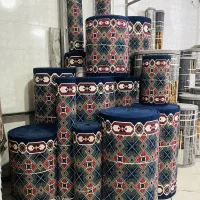 گلیم سنتی/شطرنجی/سرمه ای مجلل|گلیم، جاجیم، گبه|قم, زاد|دیوار
