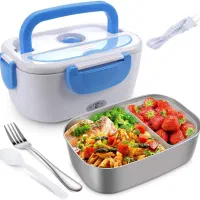 ظرف غذا غذای لانچ باکس گرمکن برقی داخل استیل