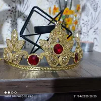 یک عدد تاج رنگ ثابت با ۶ عدد سوزن زیر گلویی|زیورآلات و اکسسوری|شیراز, فخرآباد (دروازه کازرون)|دیوار