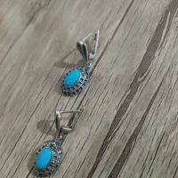 دو جفت گوشواره نقره قدیمی سالم و شیک|جواهرات|کرمانشاه, |دیوار